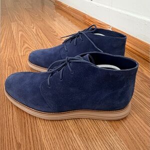 Cole Haan Navy blue Chukka Boots